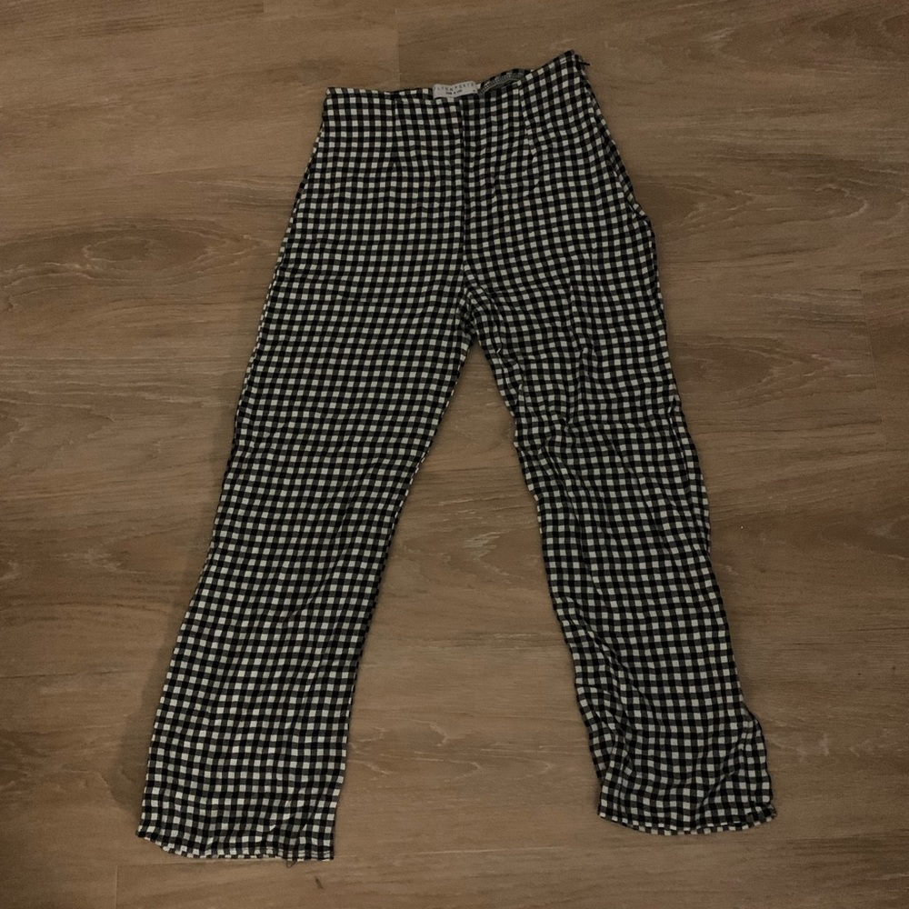 Flynn skye checkered gingham high waisted Parker  pants - Picture 5 of 6